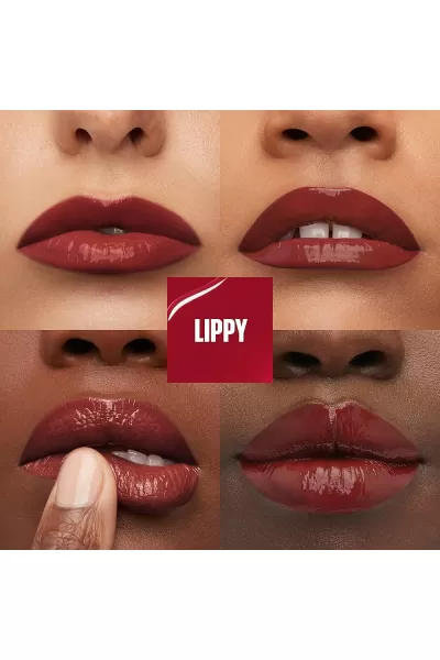  تصویر 2 : Maybelline New York میبلین نیویورک 10 LIPPY رژ لب شاین مایع 16 ساعته سوپر استی VINYL INK رنگ  