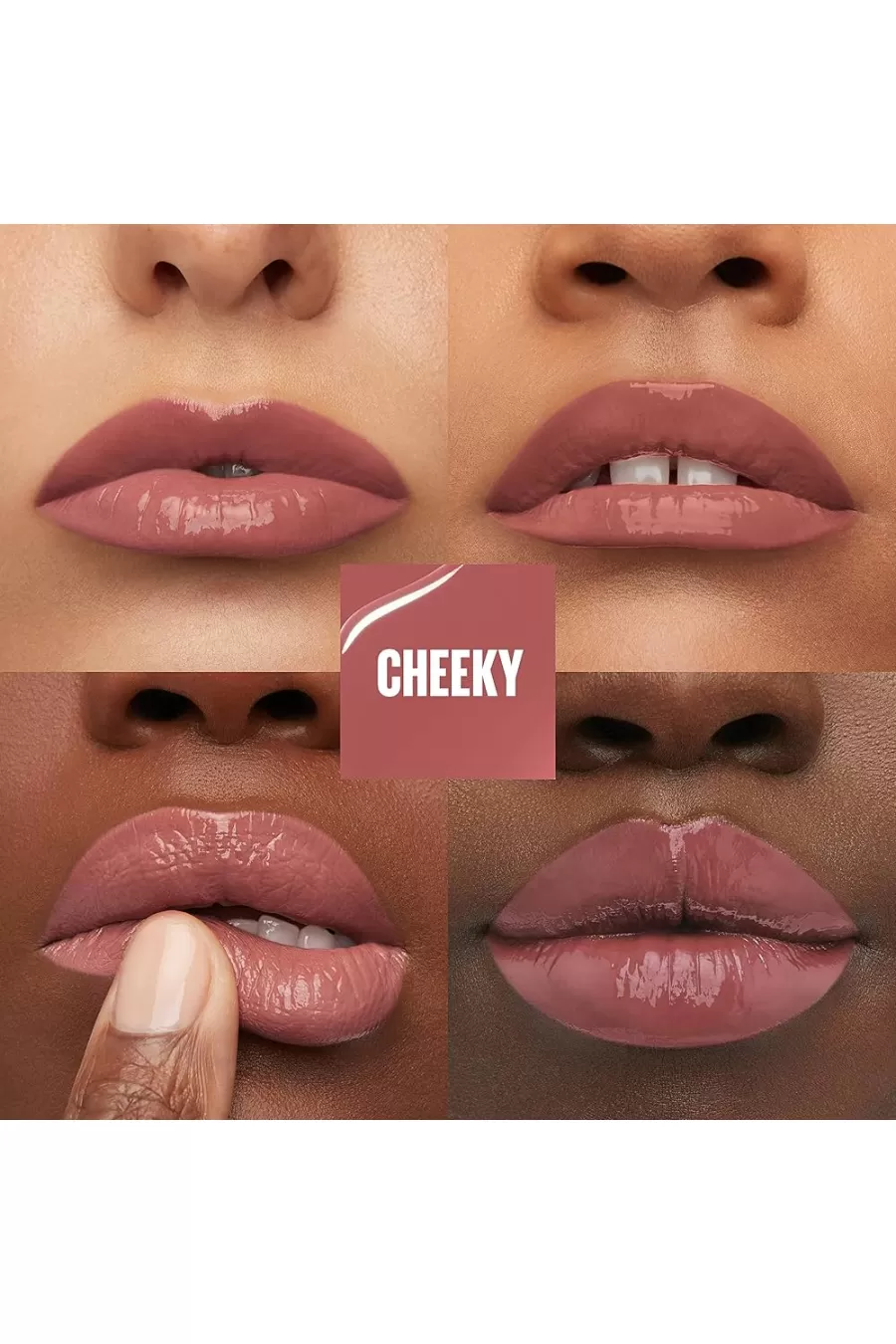 نمایش رنگ روی لب رژ لب شاین مایع 16 ساعته سوپر استی VINYL INK رنگ 35 CHEEKY میبلین نیویورک Maybelline New York نمایش رنگ روی لب رژ لب شاین مایع 16 ساعته سوپر استی VINYL INK رنگ 35 CHEEKY میبلین نیویورک Maybelline New York