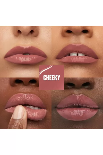  تصویر 2 : Maybelline New York میبلین نیویورک 35 CHEEKY رژ لب شاین مایع 16 ساعته سوپر استی VINYL INK رنگ  