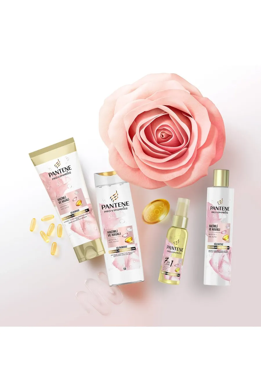 معرفی اسپری ۷ کاره مراقبت از مو پنتن Pantene در کنار محصولات مراقبت از مو