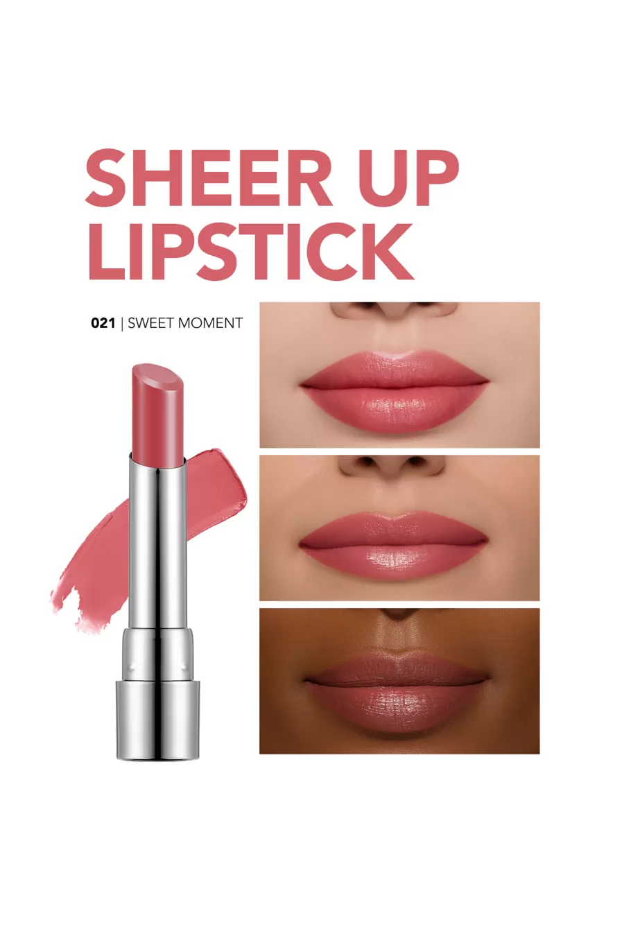 سؤالات متداول درباره رژلب جامد Sheer Up رنگ 021 Sweet Moment فلورمار Flormar و جلوه آن روی لب سؤالات متداول درباره رژلب جامد Sheer Up رنگ 021 Sweet Moment فلورمار Flormar و جلوه آن روی لب