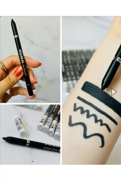  تصویر 1 : مداد چشم کربن بلک ضدآب یورن Yorn 