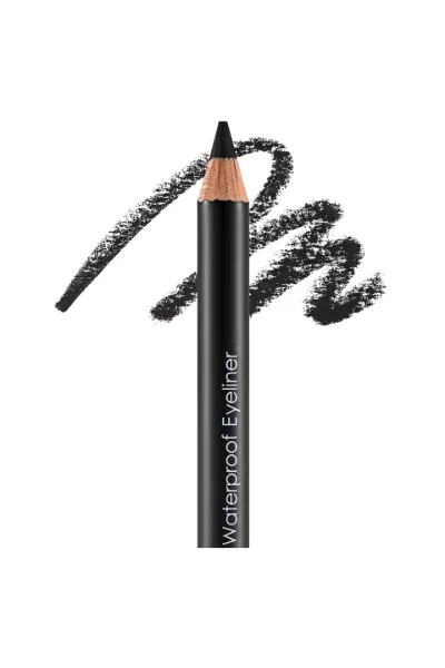  تصویر 1 : Flormar فلورمار 101 Black Ice مداد چشم شمعی مشکی ضدآب  