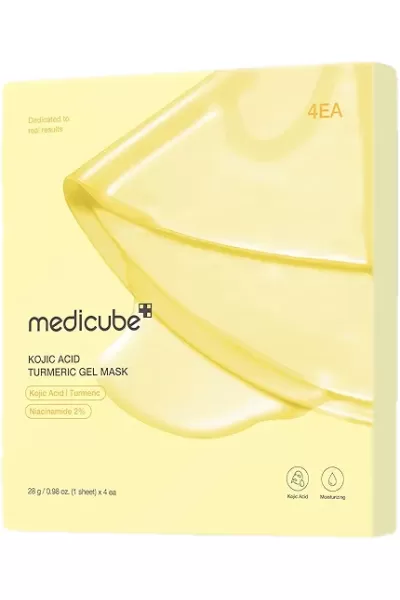 خرید و قیمت پک ۴ تایی ماسک ژلی کوجیک اسید Medicube  مدی کیوب اصل
