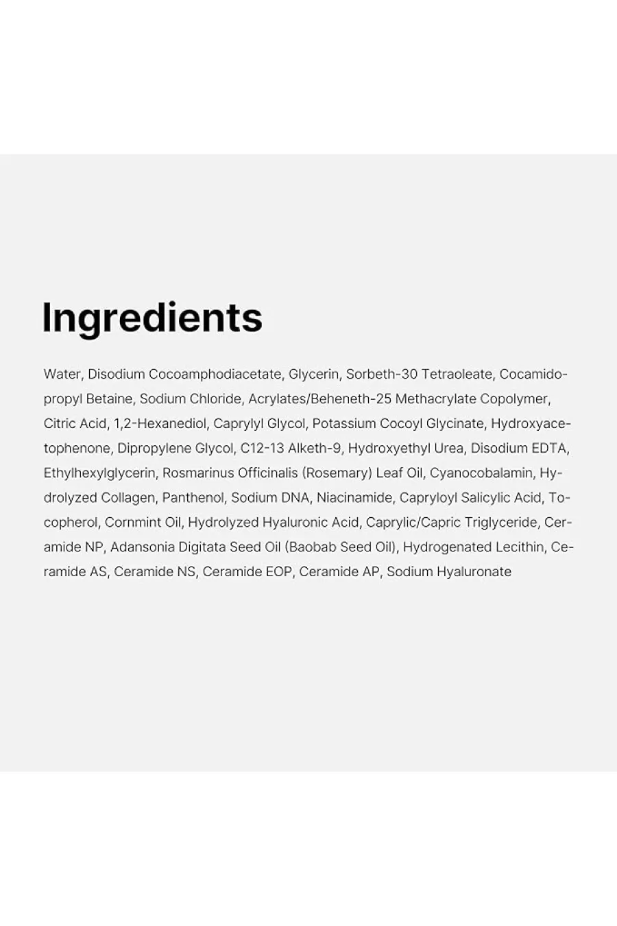 ترکیبات کلیدی ژل شوینده PDRN مدی کیوب Medicube برای پاکسازی و مراقبت از پوست
