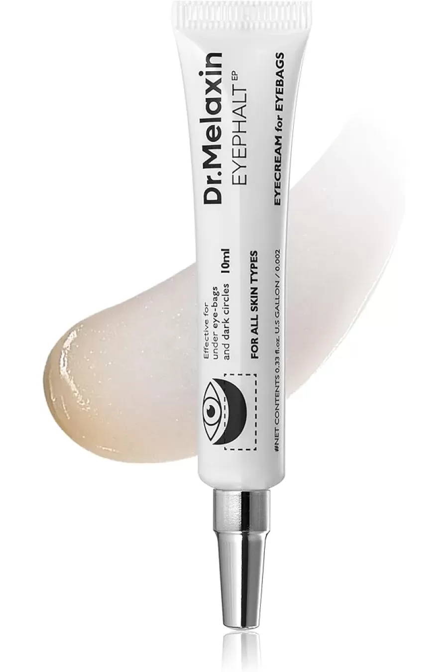 ارزش خرید کرم برطرف کننده پف زیر چشم دکتر ملاکسین Dr.Melaxin با نمایش بسته‌بندی محصول