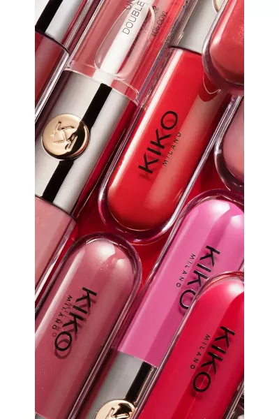  تصویر 3 : رژلب مایع ۱۶ ساعته دو مرحله ای رنگ 103 Natural Rose کیکو KIKO 
