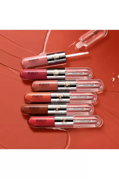  تصویر 14 : رژلب مایع ۱۶ ساعته دو مرحله ای رنگ 103 Natural Rose کیکو KIKO 