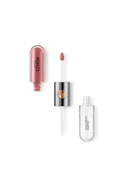 تصویر 5 : رژلب مایع ۱۶ ساعته دو مرحله ای رنگ 120 Rosy Mauve کیکو KIKO 