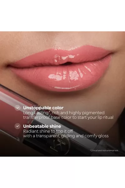  تصویر 11 : رژلب مایع ۱۶ ساعته دو مرحله ای رنگ 120 Rosy Mauve کیکو KIKO 