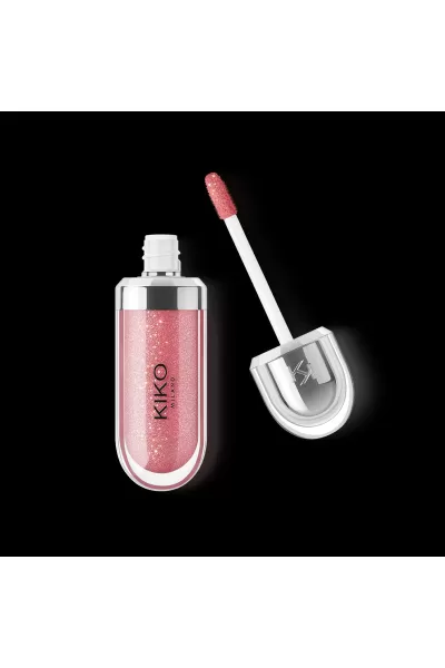  تصویر 8 : لیپ گلاس سه بعدی سری 3D Hydra رنگ 17 Pearly Mauve کیکو KIKO 