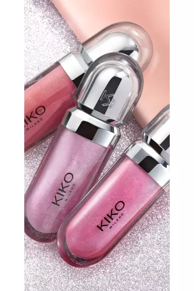  تصویر 13 : لیپ گلاس سه بعدی سری 3D Hydra رنگ 17 Pearly Mauve کیکو KIKO 