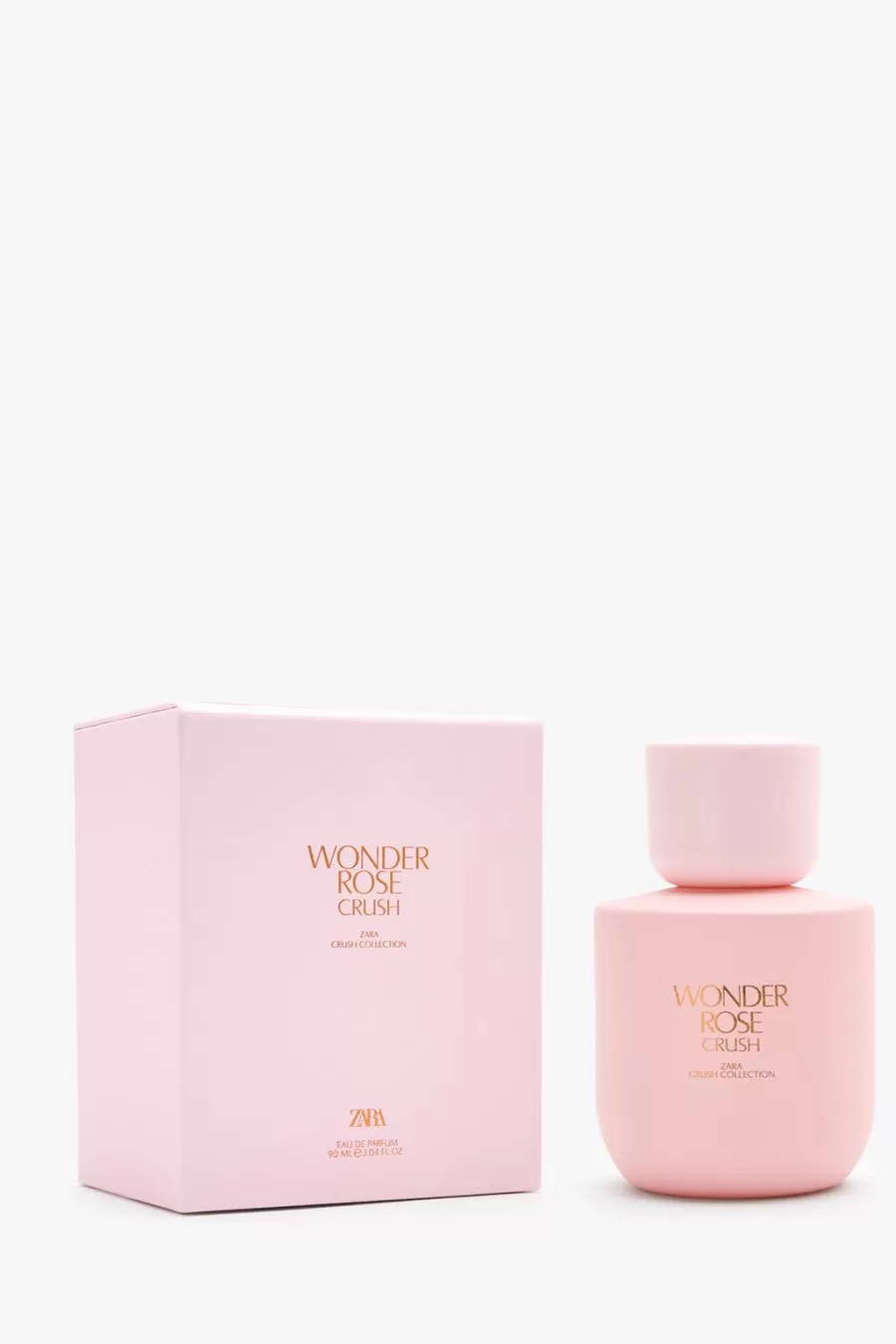 معرفی عطر واندر رز کراش ادوپرفیوم زارا ZARA با نمای شیشه و جعبه محصول