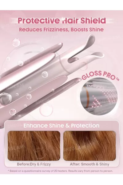  تصویر 6 : Sheglam شیگلم 25 کرلی صورتی سایز  