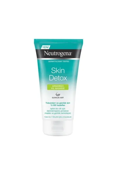  تصویر 1 : شوینده صورت و ماسک خاک رس سم زدا نوتروژینا Neutrogena 