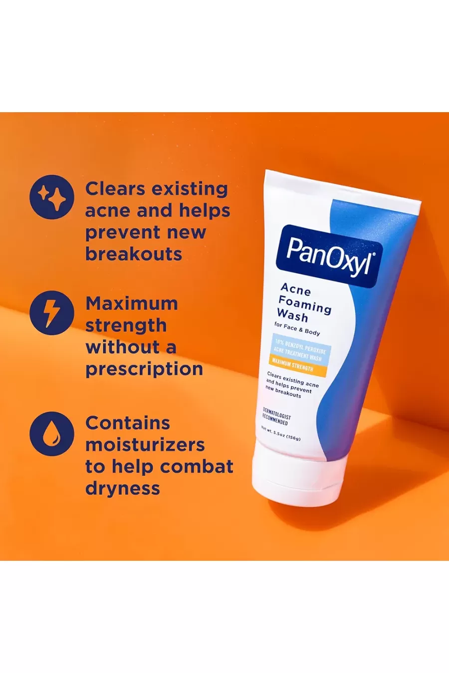 ویژگی فوم برطرف کننده جوش و آکنه پانوکسیل PanOxyl با قدرت پاک‌کنندگی و کمک به کاهش جوش‌های جدید