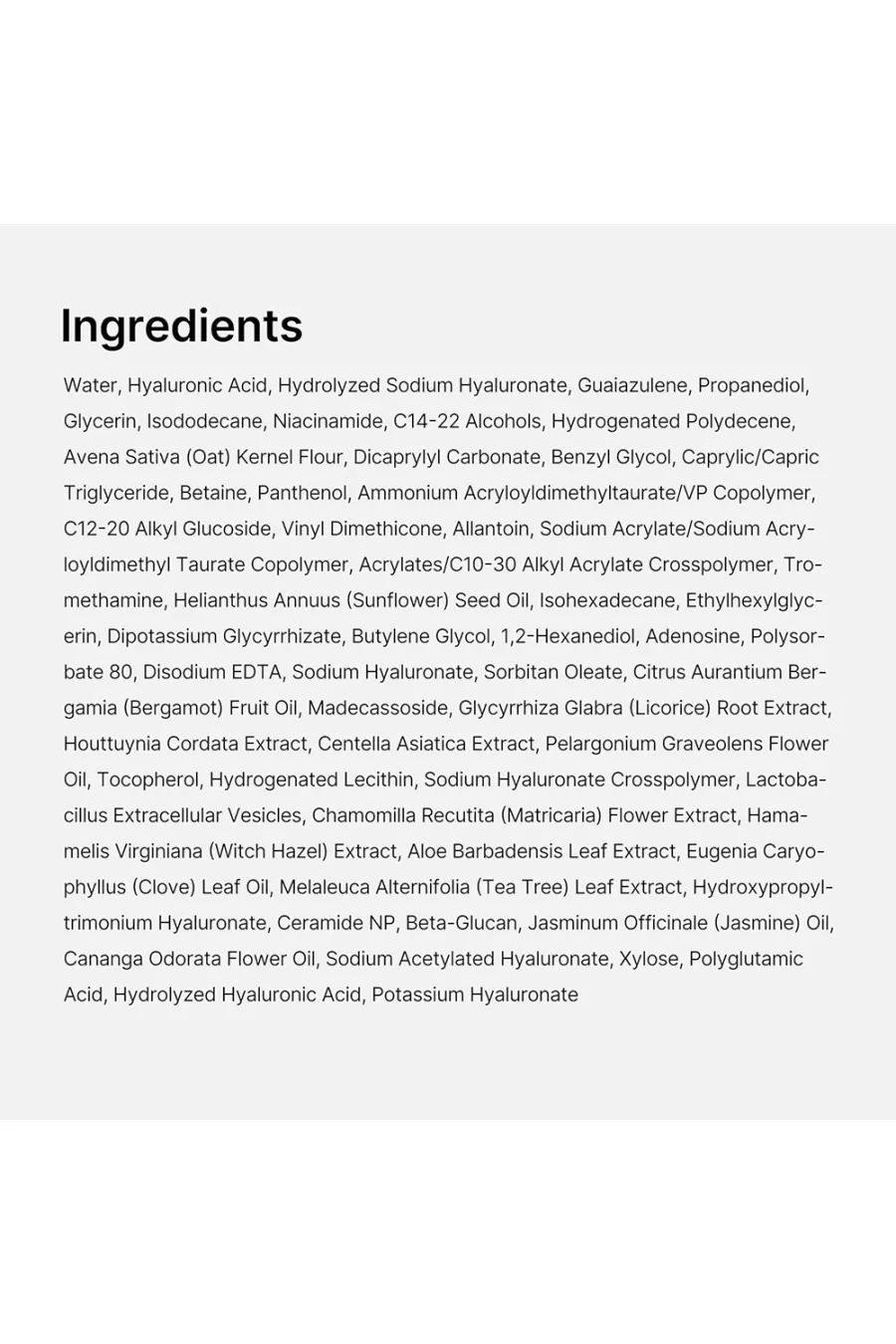 بررسی ترکیبات کرم ترمیم کننده و تسکین دهنده 3H مدی کیوب مدی کیوب Medicube