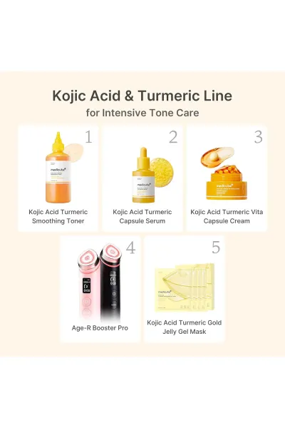  تصویر 6 : Medicube مدی کیوب  کرم کپسولی کوجیک اسید و زردچوبه مدی کیوب روشن کننده و تسکین دهنده قوی پوست  