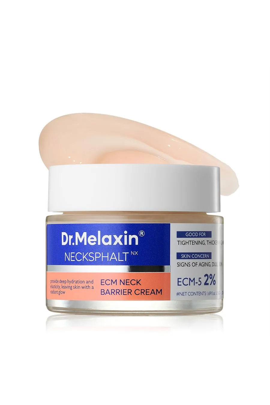 ویژگی‌های کلیدی کرم گردن دکتر ملاکسین مدل سراماید و ECM ضد چروک قوی و روشن کننده پوست دکتر ملاکسین Dr.Melaxin