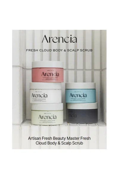  تصویر 1 : ARENCIA آرنسیا  اسکراب کف سر و بدن لوندر و گلابی لایه بردار ملایم  پاک کننده عمقی و تسکین دهنده  