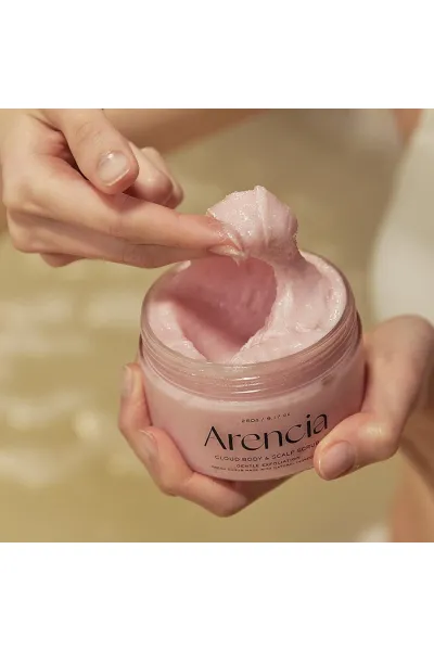  تصویر 15 : ARENCIA آرنسیا  اسکراب کف سر و بدن لوندر و گلابی لایه بردار ملایم  پاک کننده عمقی و تسکین دهنده  