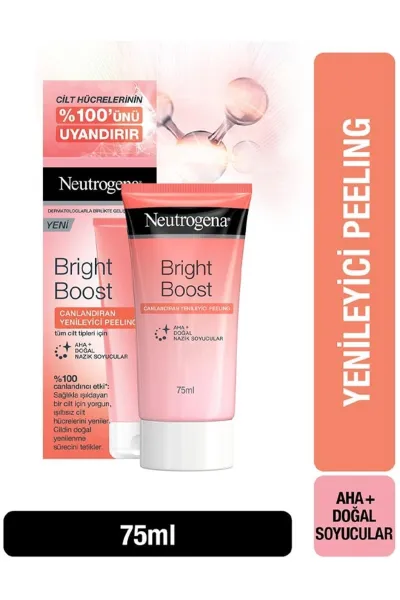 خرید و قیمت اسکراب لایه بردار و روشن کننده پوست Neutrogena Bright Boost نوتروژینا اصل