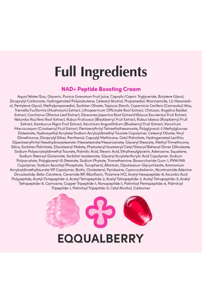 تصویر 8 : کرم و پپتاید اکوال بری ضد چروک و جوانساز پوست اکوال بری EQQUAL BERRY 