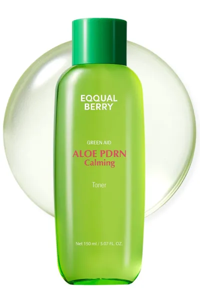 خرید تونر آلوئه ورا تسکین دهنده و ترمیم کننده پوست اکوال بری EQQUAL BERRY