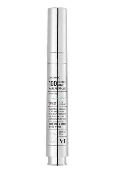 خرید آمپول مو ریدل شات 100 وی تی کازمتیک احیا، ضد ریزش و تقویت مو وی‌تی کازمتیک VT Cosmetics