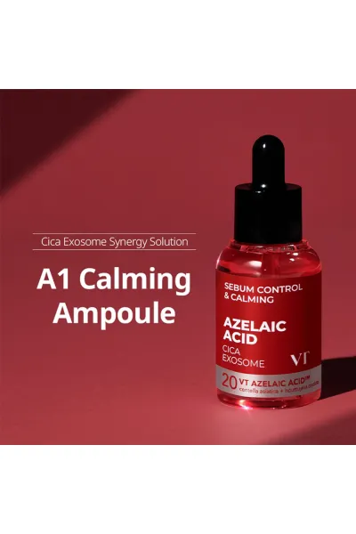  تصویر 1 : سرم آزلائیک اسید سیکا اگزوزوم ضد جوش و التهاب قوی پوست وی‌تی کازمتیک VT Cosmetics 