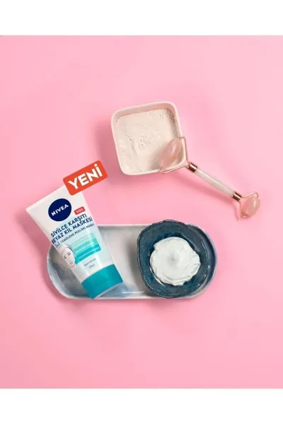  تصویر 5 : ماسک ۳ کاره سم زدا خاک رس سفید نیوآ NIVEA 