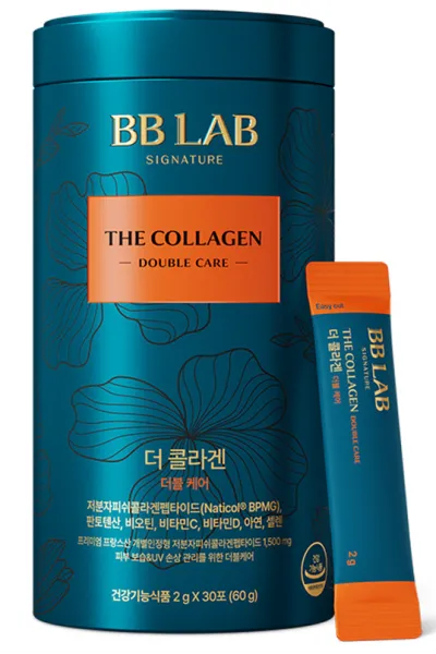 خرید و قیمت مکمل دابل کلاژن افزایش سلامت پوست، ضد چروک، تقویت کننده مو و ناخن BB LAB  بِ‌بِ لَب اصل