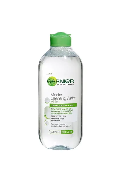  تصویر 1 : Garnier گارنیر  میسلار واتر ۳ کاره پوست مختلط وحساس  