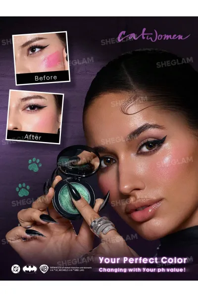  تصویر 3 : Sheglam شیگلم  CATWOMAN ست کلکسیونی لوازم آرایشی  مدل زن گربه ای  
