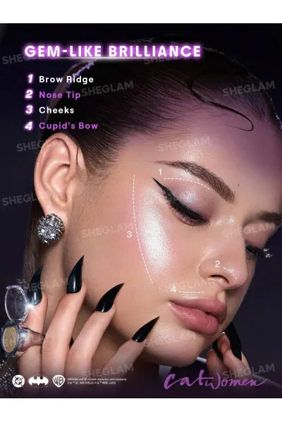  تصویر 5 : Sheglam شیگلم  CATWOMAN ست کلکسیونی لوازم آرایشی  مدل زن گربه ای  