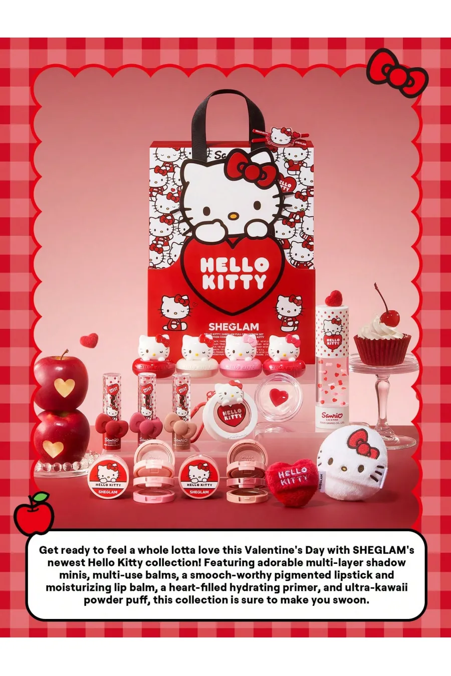 ست کلکسیونی Hello Kitty Full Collection مدل هلو کیتی سری شیگلم Sheglam مناسب برای پوست/لب خشک و کمآب ست کلکسیونی Hello Kitty Full Collection مدل هلو کیتی سری شیگلم Sheglam مناسب برای پوست/لب خشک و کمآب