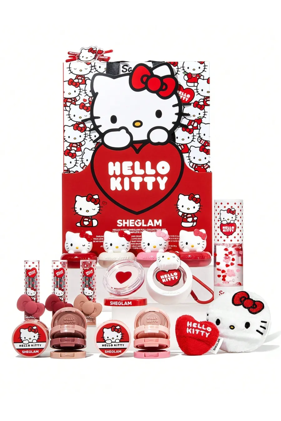 ویژگی‌های ست کلکسیونی Hello Kitty Full Collection مدل هلو کیتی سری شیگلم Sheglam ست کلکسیونی Hello Kitty Full Collection مدل هلو کیتی سری