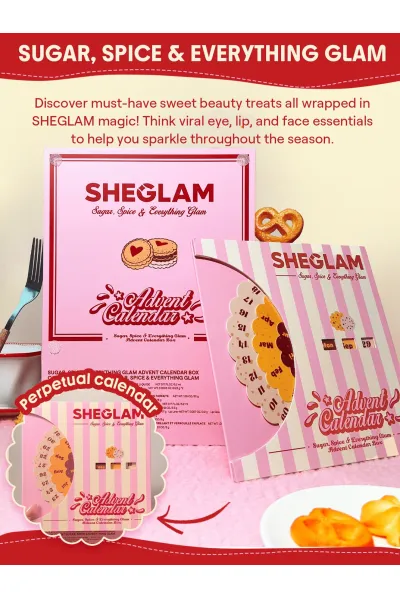 تصویر 1 : Sheglam شیگلم  ست لوازم آرایشی  مدل تقویم زیبایی  