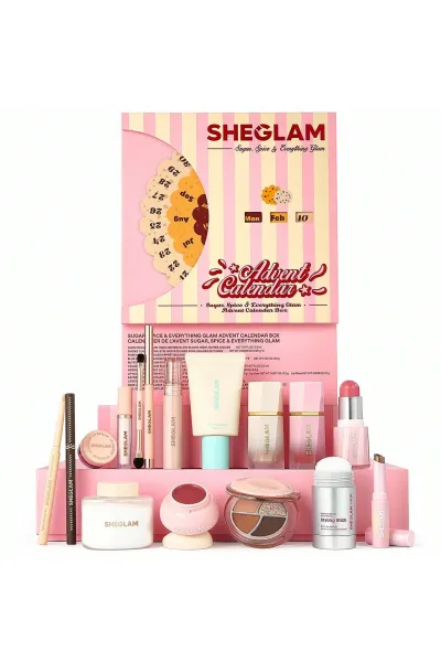 خرید و قیمت ست لوازم آرایشی  مدل تقویم زیبایی Sheglam  شیگلم اصل