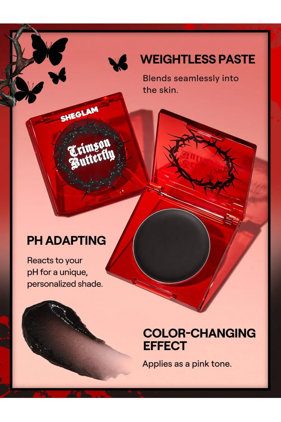 ترکیبات مؤثر و فناوری فرمولاسیون ست کلکسیونی پروانهای مدل Crimson Butterfly شیگ Crimson Butterfly ست کلکسیونی پروانه ای مدل شیگلم Sheglam ترکیبات مؤثر و فناوری فرمولاسیون ست کلکسیونی پروانهای مدل Crimson Butterfly شیگ Crimson Butterfly ست کلکسیونی پروانه ای مدل شیگلم Sheglam