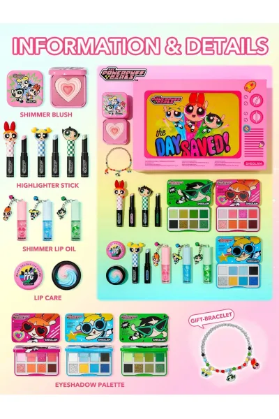  تصویر 3 : Sheglam شیگلم  ست کلکسیونی  مدل دختران قدرتمند پف پفی  