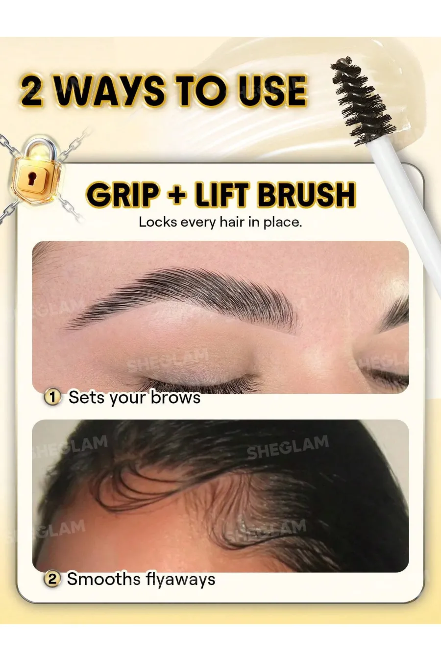 نکات مهم درباره ژل ابرو حالت دهنده شیگلم Sheglam و دو روش حالتدهی ابرو نکات مهم درباره ژل ابرو حالت دهنده شیگلم Sheglam و دو روش حالتدهی ابرو