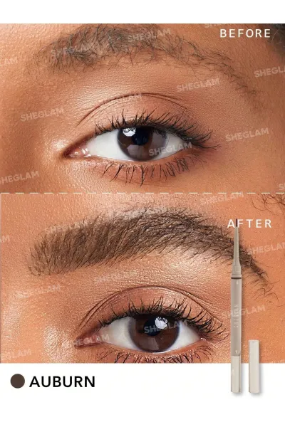  تصویر 1 : Sheglam شیگلم  مداد ابرو دو سر رنگ Auburn  
