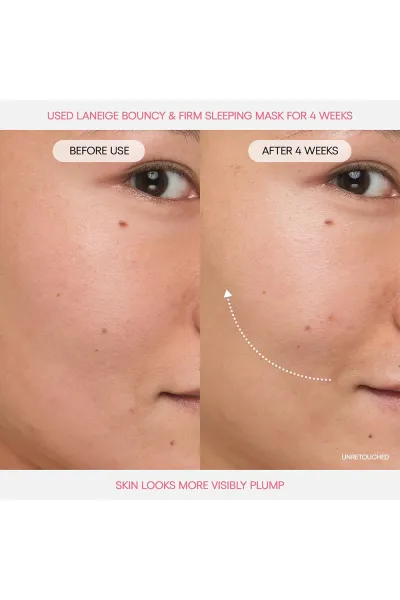 تصویر 1 : LANEIGE لانیژ  ماسک خواب ضد چروک و جوانساز کلاژن و گل صد تومانی  &  
