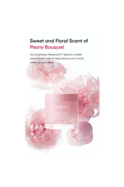  تصویر 19 : LANEIGE لانیژ  ماسک خواب ضد چروک و جوانساز کلاژن و گل صد تومانی  &  