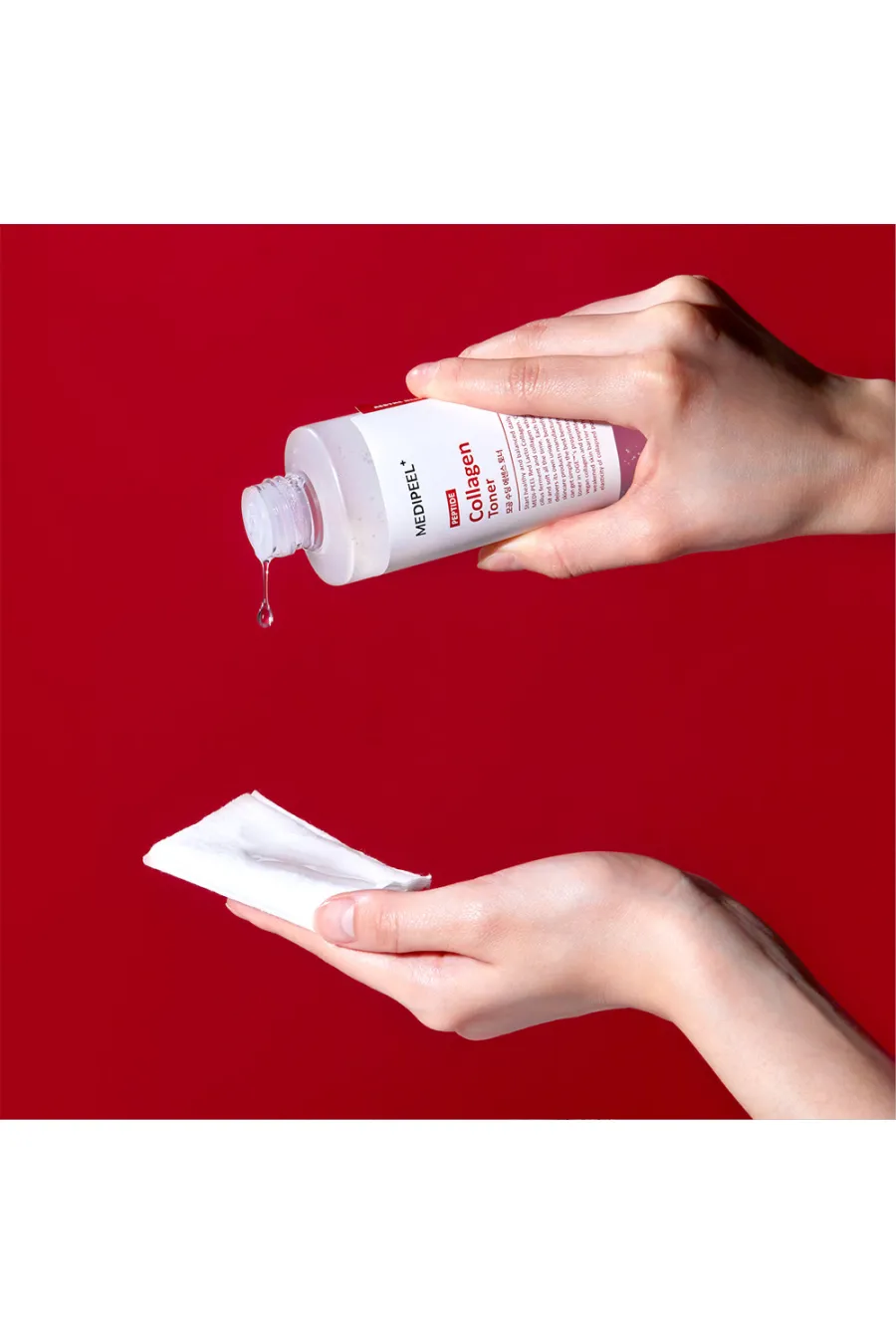 روش استفاده از تونر اسنس تسکین دهنده لاکتو کلاژن قرمز مدی پیل Medi-Peel
