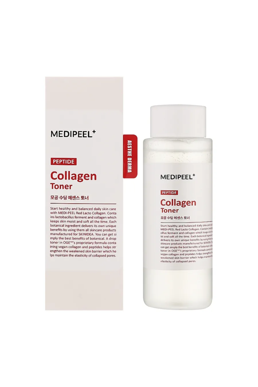 ویژگی‌های تونر اسنس تسکین دهنده لاکتو کلاژن قرمز مدی پیل Medi-Peel
