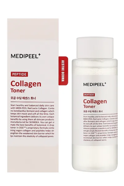 تونر اسنس تسکین دهنده لاکتو کلاژن قرمز Medi-Peel