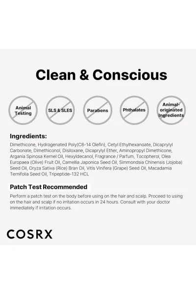  تصویر 8 : COSRX کوزارکس  روغن موی ترمیم کننده پپتاید 132  