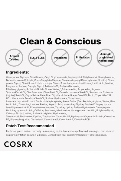  تصویر 11 : COSRX کوزارکس  تریتمنت ترمیم کننده مو پپتاید 132  